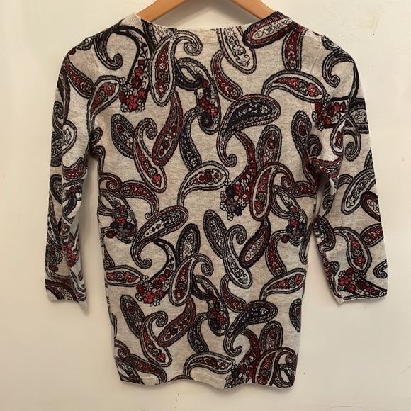 Club Monaco - Paisley Knit Top - Picture 2 of 5